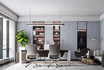 邢台轻奢风格-书房