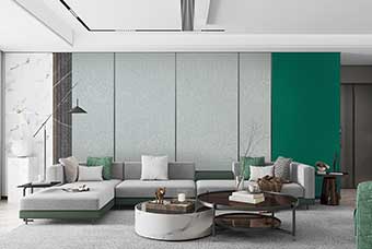 邢台轻奢风格-客厅