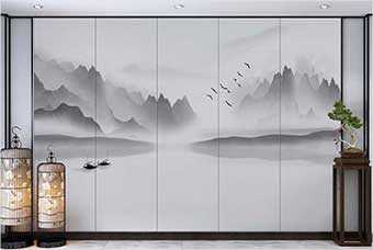 邢台森佰汇航空纤维（山水画系列）