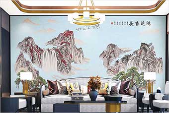 邢台森佰汇航空纤维墙咔（鸿运当头）